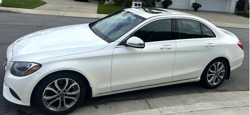 White 2018 Mercedes-Benz C-Class C 300