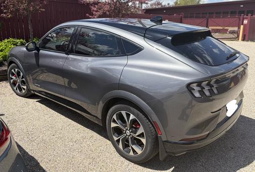 Gray 2021 Ford Mustang Mach-E Premium