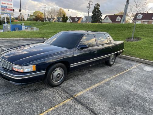 Blue 1995 Cadillac DeVille Base