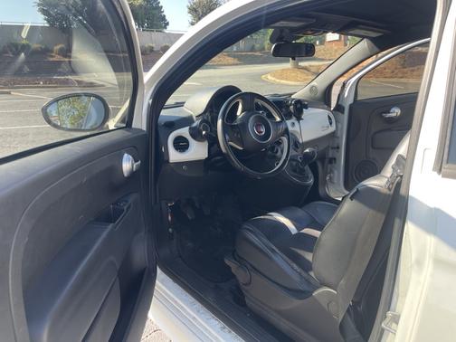 White 2014 FIAT 500C Abarth