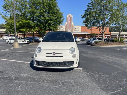 White 2014 FIAT 500C Abarth