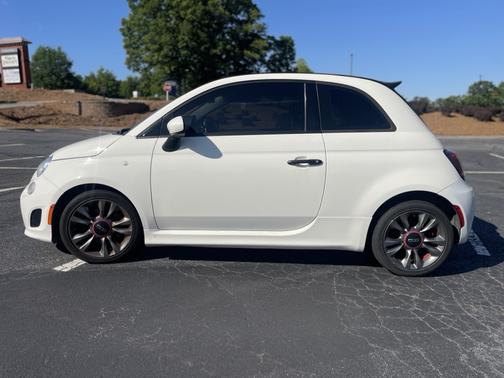 White 2014 FIAT 500C Abarth