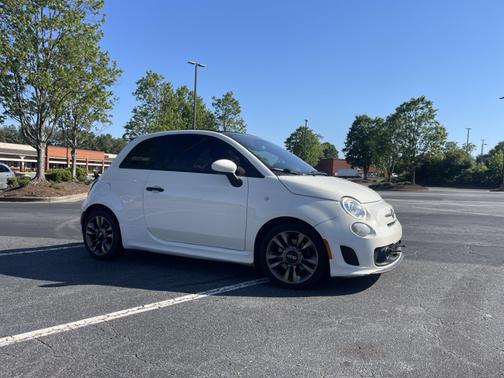White 2014 FIAT 500C Abarth
