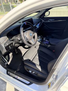 White 2022 BMW 530e Base