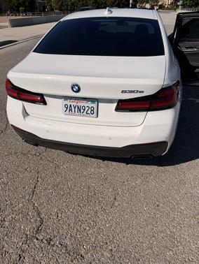 White 2022 BMW 530e Base