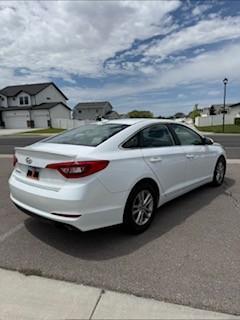 White 2017 Hyundai SONATA Base