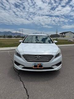White 2017 Hyundai SONATA Base