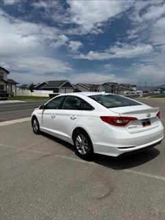 White 2017 Hyundai SONATA Base