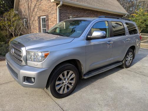 Silver 2014 Toyota Sequoia Limited