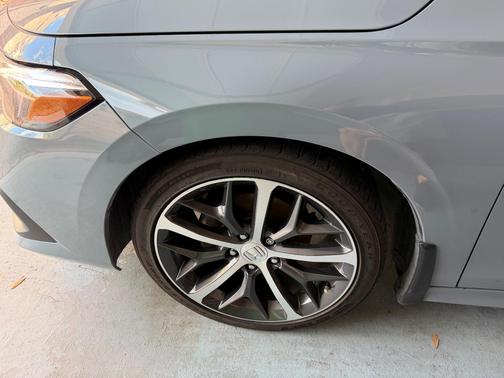 Gray 2022 Honda Civic Touring