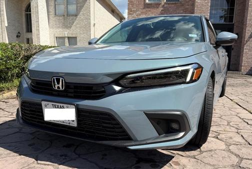 Gray 2022 Honda Civic Touring