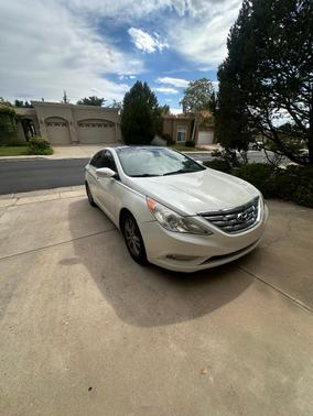 White 2012 Hyundai SONATA Limited