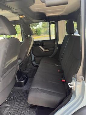 Gray 2015 Jeep Wrangler Unlimited Sport