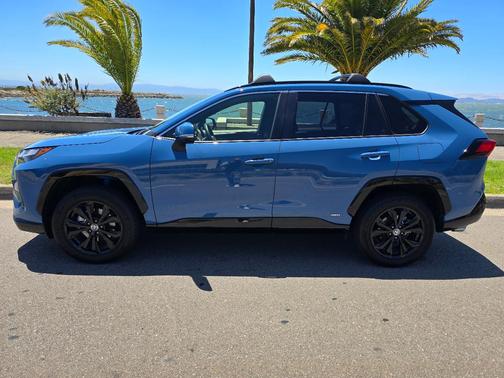 Blue 2023 Toyota RAV4 Hybrid SE