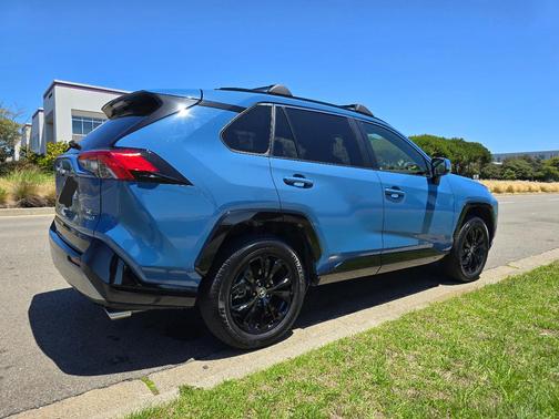 Blue 2023 Toyota RAV4 Hybrid SE
