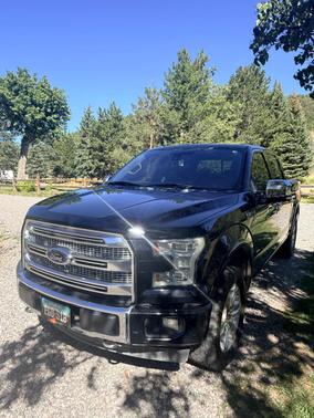Black 2016 Ford F-150 Platinum