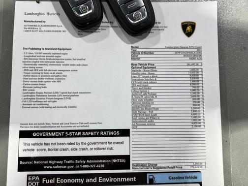 2021 Lamborghini Huracan EVO Base