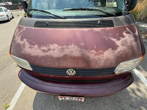 Red 1993 Volkswagen Eurovan MV