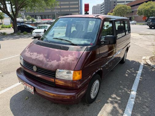 Red 1993 Volkswagen Eurovan MV