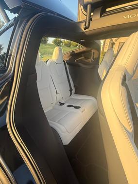 Gray 2025 Tesla Model X Plaid