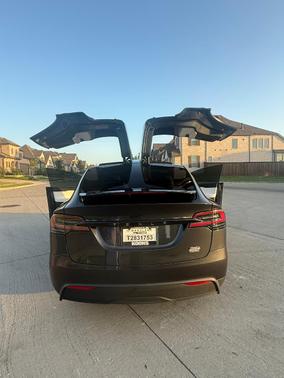Gray 2025 Tesla Model X Plaid