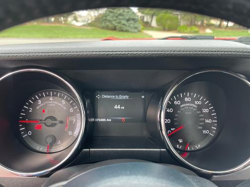 Orange 2015 Ford Mustang GT Premium