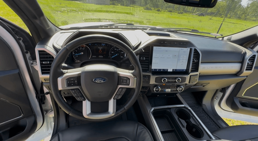 White 2022 Ford F-350 Platinum