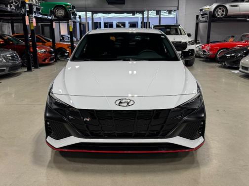 White 2022 Hyundai ELANTRA N Base