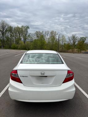 White 2012 Honda Civic LX