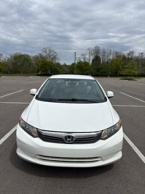 White 2012 Honda Civic LX