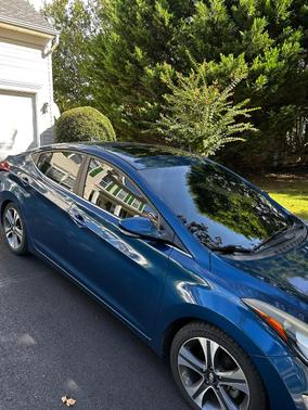 Blue 2015 Hyundai ELANTRA Sport PZEV