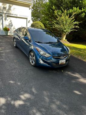 Blue 2015 Hyundai ELANTRA Sport PZEV