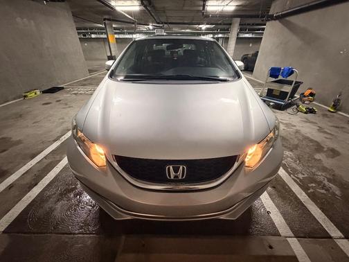 Silver 2013 Honda Civic EX