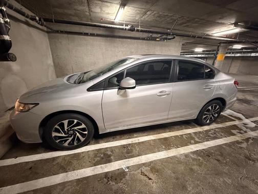 Silver 2013 Honda Civic EX