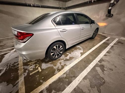 Silver 2013 Honda Civic EX