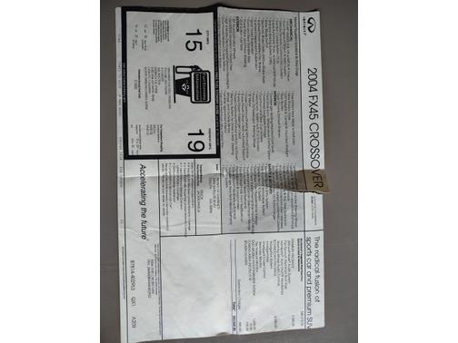 2004 INFINITI FX45 Base