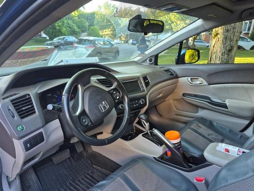 Blue 2012 Honda Civic EX-L