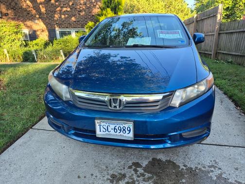Blue 2012 Honda Civic EX-L