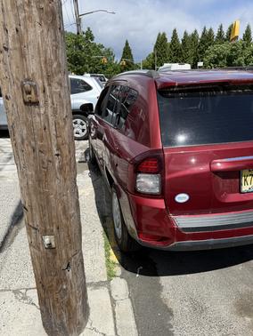 Red 2014 Jeep Compass Sport