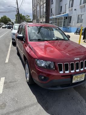 Red 2014 Jeep Compass Sport