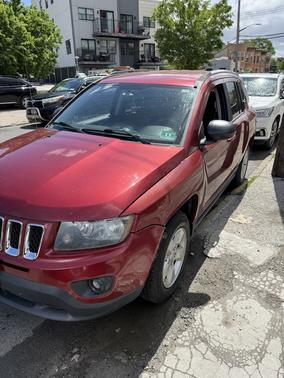 Red 2014 Jeep Compass Sport