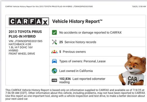 2013 Toyota Prius Plug-in Base
