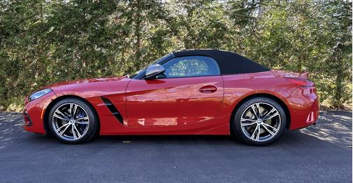 Red 2020 BMW Z4 M40i