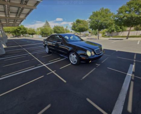 Black 2001 Mercedes-Benz CLK-Class 55 AMG