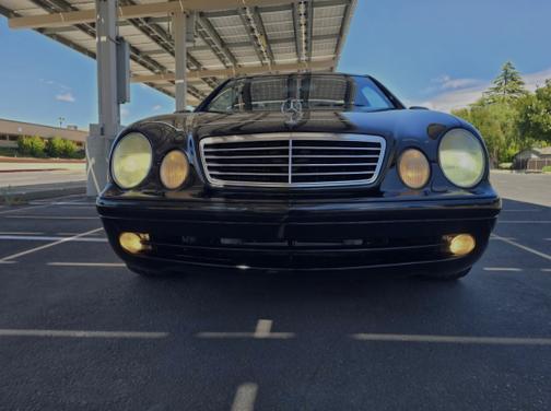 Black 2001 Mercedes-Benz CLK-Class 55 AMG