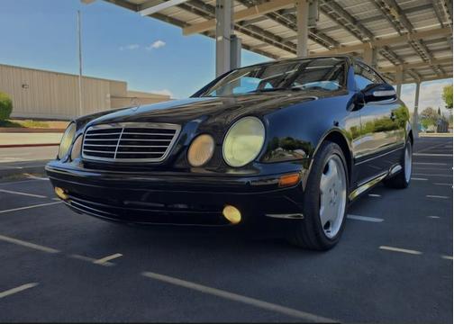 Black 2001 Mercedes-Benz CLK-Class 55 AMG