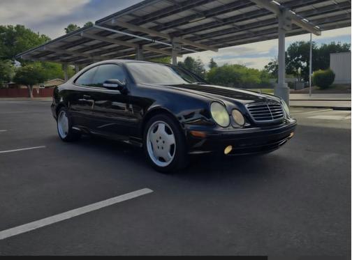 Black 2001 Mercedes-Benz CLK-Class 55 AMG