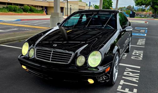 Black 2001 Mercedes-Benz CLK-Class 55 AMG