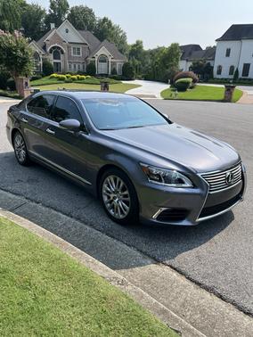 Gray 2014 Lexus LS 460 Base