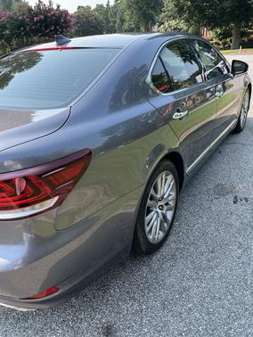Gray 2014 Lexus LS 460 Base